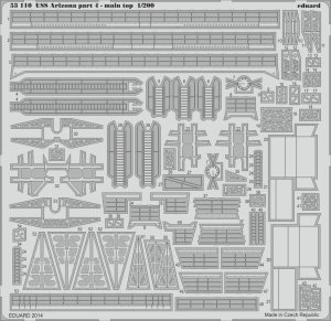 EDUARD 53110 - 1:200 USS Arizona part 4 - main top