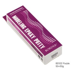 Border BD0122 - Two part epoxy putty violet 50g + 50g