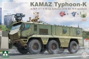 Takom 2173 - 1:35 Kamaz Typhoon-K w/ RP-377VM1 & Arbalet-DM RCWS module