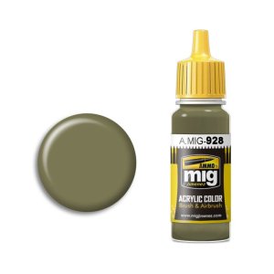 AMMO MIG 928 - Olive Drab  High Lights - acrylic paint 17ml