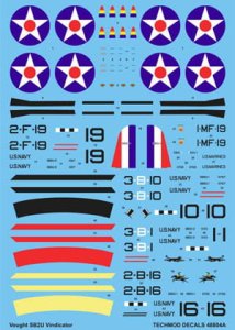 TECHMOD 48804 - 1:48 Vought SB2U Vindicator w/photo parts and masks
