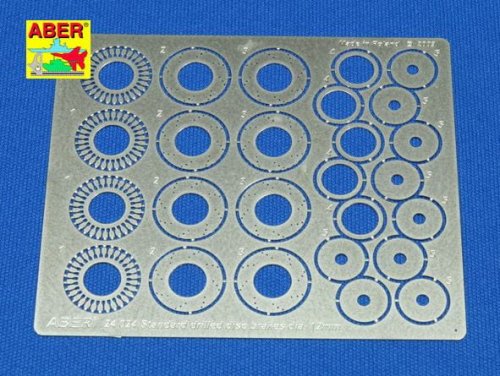 Go to product ABER 25024 - 1:25 Standard drilled discs brakes dia. 12mm