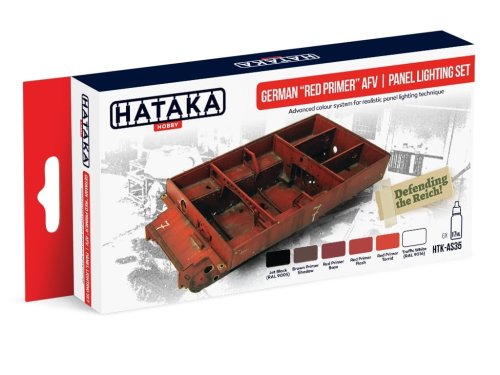 Go to product HATAKA AS35 - German â€žRed Primerâ€ť AFV panel lighting paint set