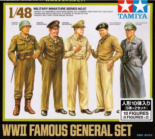 Go to product TAMIYA 32557 - 1:48 Famoues Generals set