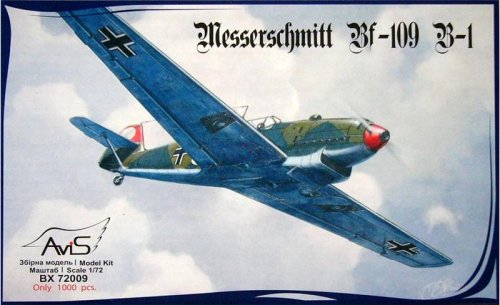 Go to product AVIS 72009 - 1:72 Messerschmitt Bf-109 B-1