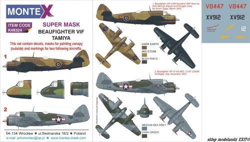 Go to product MONTEX K48324 - 1:48 Beaufighter VIF