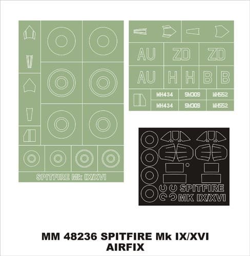 Go to product MONTEX MM48236 - 1:48 Spitfire Mk.IX/XVI