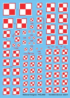 Go to product TECHMOD 48007 - 1:48 National insignia Poland