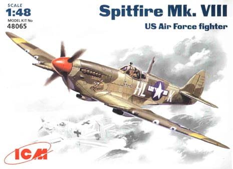 Go to product ICM 48065 - 1:48 Spitfire Mk.VIII, US Air Force Fighter