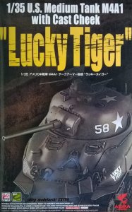 ASUKA (TASCA) 35035 - 1:35 U.S. Medium Tank M4A1 with Cast Cheek - Lucky Tiger
