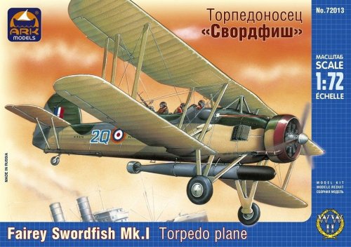 Go to product ARK MODELS 72013 - 1:72 Fairey Swordfish Mk.I