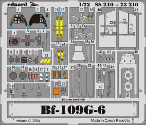 EDUARD SS210 - 1:72 Bf 109G-6