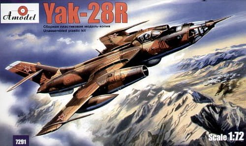 Go to product AMODEL 7291 - 1:72 Yakovlev Yak-28R