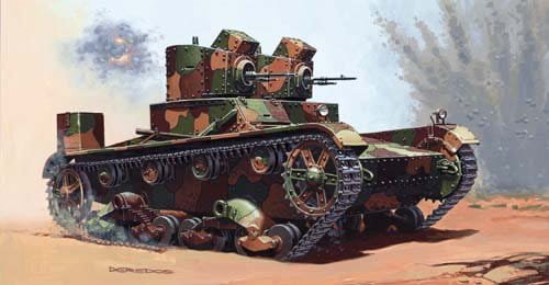 Go to product MIRAGE 72603 - 1:72 Czołg Vickers E Mk A