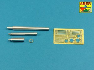 Aber 35L-250 - 1:35 125mm 2A46 metal gun barrel without thermal sleeve for T-64 T-72A tanks