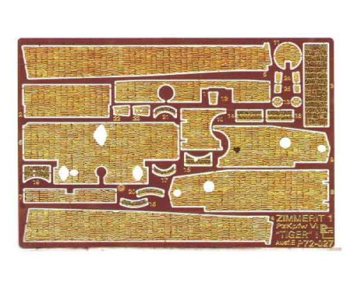 Go to product PART P72027 - 1:72 Tiger I Ausf.E Zimmerit 1