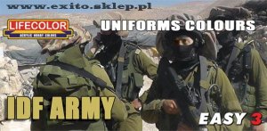 LIFECOLOR MS10 - IDF Army - Uniform Colours