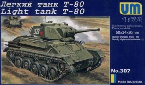 UNIMODELS 307 - 1:72 T-80 WWII Russian Tank
