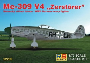 RS MODELS 92202 - 1:72 Messerschmitt Me 309 V4