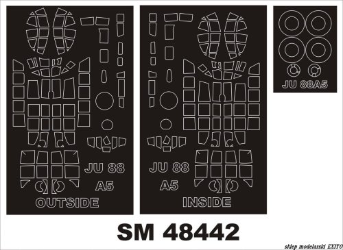 Go to product MONTEX SM48442 - 1:48 Junkers Ju-88A-5