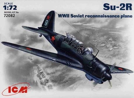 Go to product ICM 72082 - 1:72 Su-2 R, WWII Soviet Reconnaissance Plane