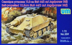 UNIMODELS 359 - 1:72 Self-propelled 10,5cm StuH-44/2 auf Jagdpanzer 38 (t)