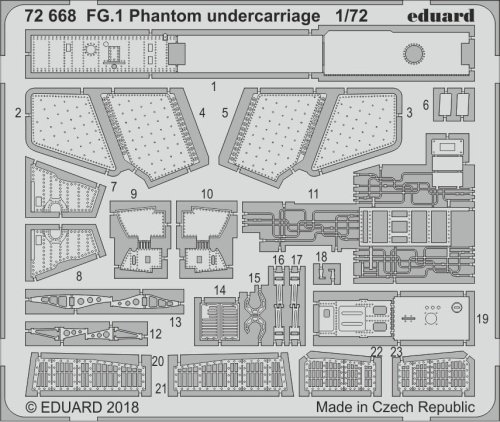 Go to product Eduard 72668 - 1:72 FG.1 Phantom undercarriage