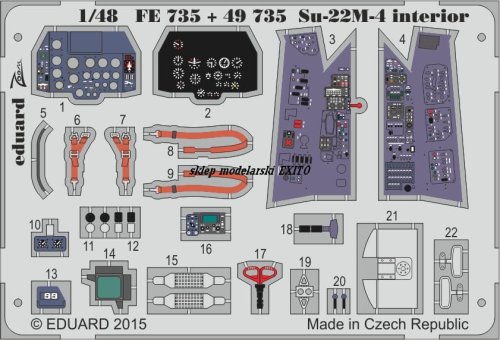 Go to product EDUARD FE735 - 1:48 Su-22M-4 interior