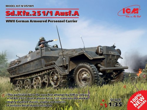 Go to product ICM 35101 - 1:35 Sd.Kfz.251/1 Ausf.A
