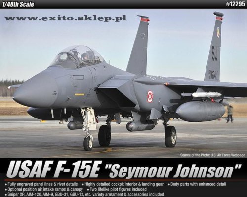 Go to product ACADEMY 12295 - 1:48 USAF F-15E Seymour Johnson