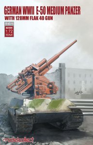 MODELCOLLECT UA72099 - 1:72 German WWII E-50 with 128mm Flak