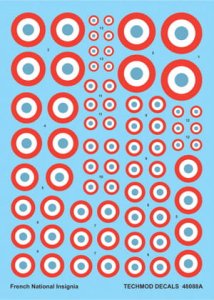 TECHMOD 48088 - 1:48 French National Insignia 1938-1942