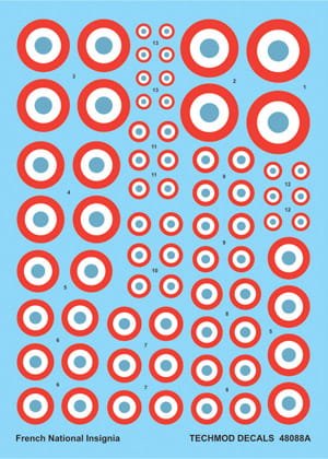 Go to product TECHMOD 48088 - 1:48 French National Insignia 1938-1942