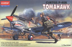 ACADEMY 12456 - 1:72 P-40 B Tomahawk
