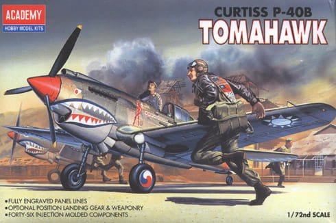 Go to product ACADEMY 12456 - 1:72 P-40 B Tomahawk