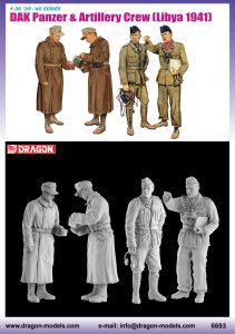 DRAGON 6693 - 1:35 DAK Panzer & Artillery Crew - Libya 1941