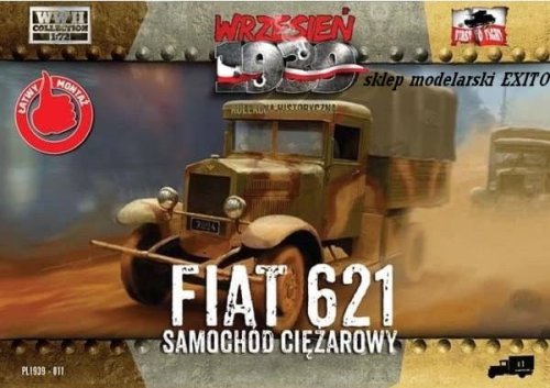 Go to product FIRST TO FIGHT 011 -  September 1939 - 1:72 Fiat 621 truck
