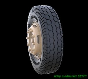 PANZERART 35245 - 1:35 Road Wheels for Mercedes 4500 (Late Pattern)
