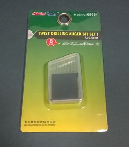 TRUMPETER 09954 - Twist Drilling Auger Bit set 1 (0,3 mm - 1,0 mm)