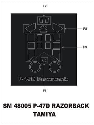 Go to product MONTEX SM48005 - 1:48 P-47 D Razorback
