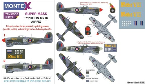 Go to product MONTEX K24070 - 1:24 Typhoon Mk.Ib