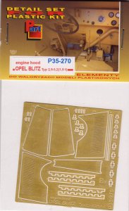 PART P35270 - 1:35 Opel Blitz Typ 2,5 - 3,2(1,5 t) - Engine Hood