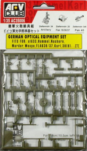 Go to product AFV CLUB AC 35006 - 1:35 German Optical Equipment Set