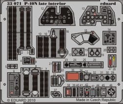 EDUARD 33071 - 1:32 P-40N late interior S.A.