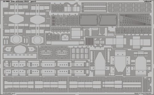 Go to product EDUARD 53069 - 1:350 USS Arizona 1941