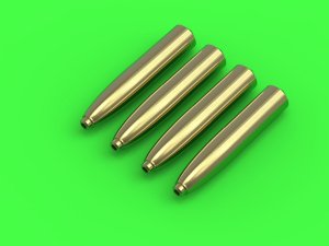 MASTER AM-48-133 - 1:48 Hawker Tempest Mk.V early type Barrels for British Hispano 20mm with fairings