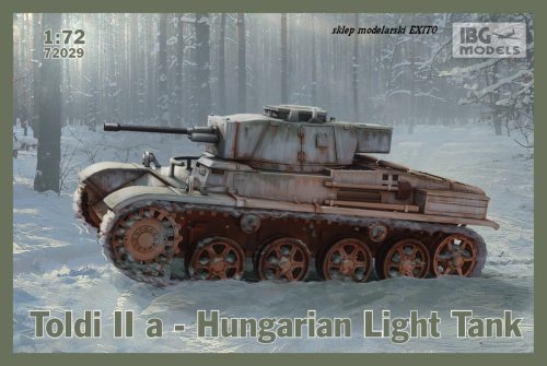 Go to product IBG 72029 - 1:72 Toldi II a - Hungarian Light Tank
