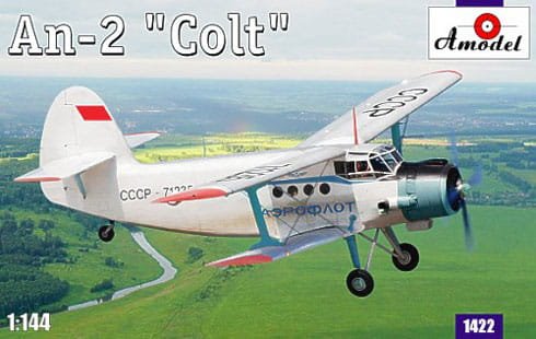 Go to product AMODEL 1422 - 1:144 Antonov An-2 Colt