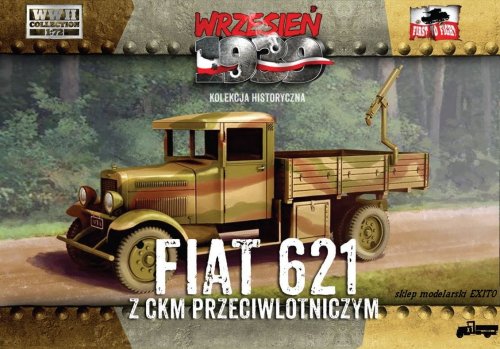Go to product FIRST TO FIGHT 017 -  September 1939 - 1:72 Fiat 621 with heavy Anti Aircraft MG