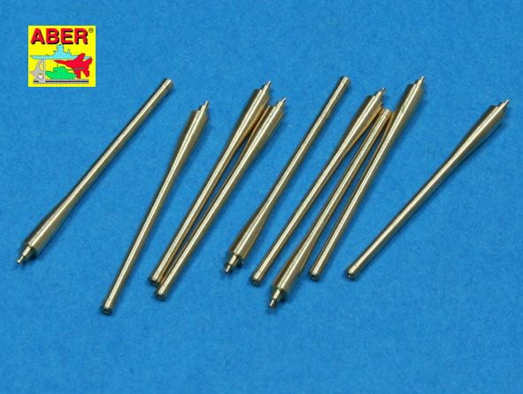 Go to product ABER 1:350L-40  - 1:350 Set of 9 pcs 142mm barrels for ships Richeulieu, Jean Bart & Galissonniere clas crusier